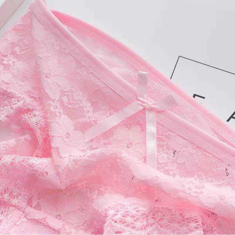 กางเกงในลูกไม้ กางเกงในผู้หญิง ลูกไม้นิ่ม ไม่ระคายเคืองผิว หลากสี - รูปที่ 5