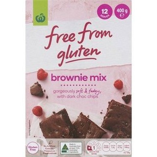 วูลเวิร์ ธ ปราศจากกลูเตนช็อกบราวนี่ 400 กรัม/Woolworth Free From Gluten Choc Brownie 400gm