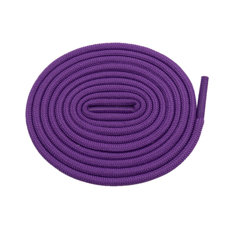 [วู] ปริมาณมาก5มิลลิเมตรรอบเชือกผูกรองเท้าโพลีเอสเตอร์สีทึบเชือกผูกรองเท้าปิดถักฝีมือประณีตอินเทรนด์สบายๆแฟชั่นทุกการแข่งขันเชือกผูกรองเท้าจับคู่