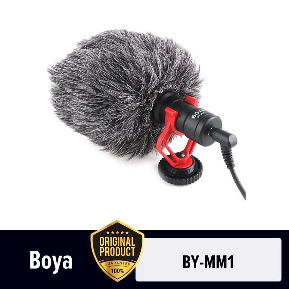 BOYA BY-MM1 Universal Cardiod Shotgun Microphone ไมค์ติดกล้อง