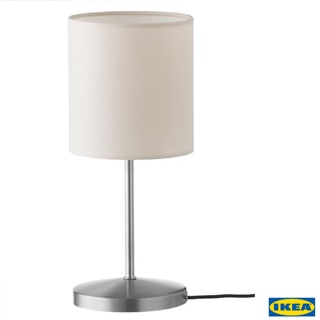 🔥พร้อมส่ง🔥IKEA_INGARED โคมไฟตั้งโต๊ะ ขนาดกลาง สำหรับตกแต่งห้องนอน ดีไซน์สวยงาม วัสดุสแตนเลสอย่างดี