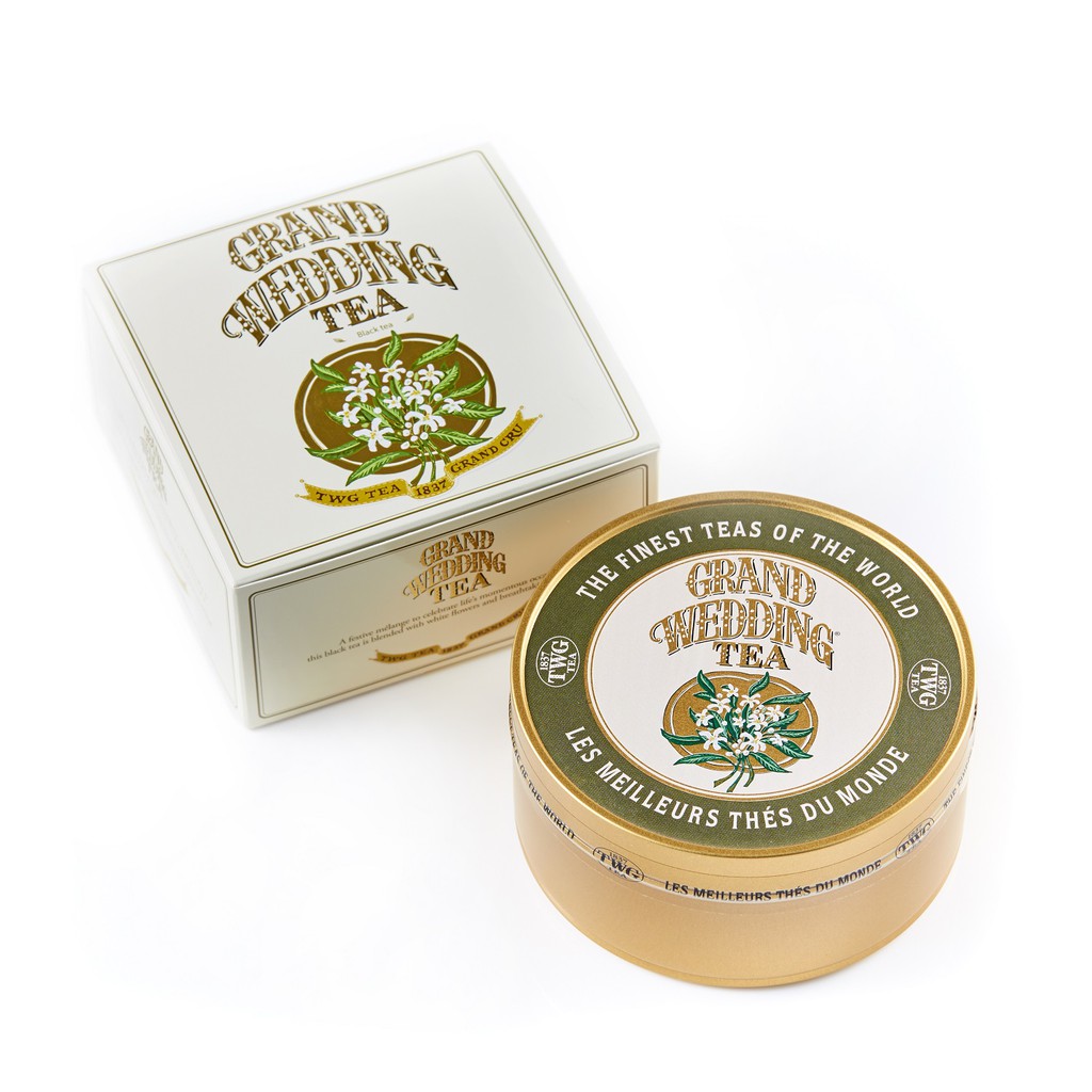 TWG Tea Grand Wedding Tea Caviar Tea Tin Gift 100g / ชา ทีดับเบิ้ลยูจี ชาดำ แกรนด์ เวดดิ้ง ที บรรจุ 100 กรัม