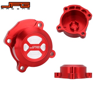 Jfg ฝาครอบกรองน้ํามันรถจักรยานยนต์ CNC สีแดง สําหรับ CRF250L CRF250M 2012-2018 CRF250RALLY