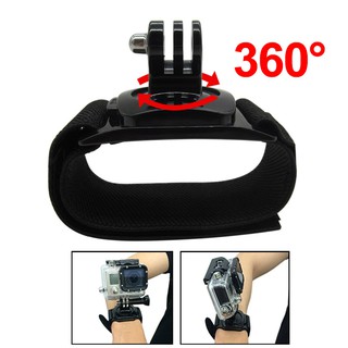 สายรัดข้อมือหมุนได้ 360 องศาสำหรับ GoPro Hero 3 3 + 4 Xiaomi Yi SJ4000 / 50