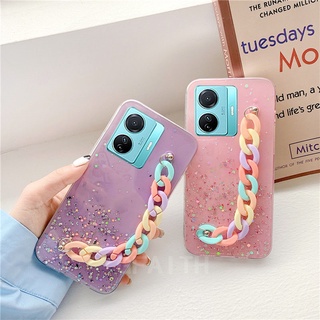 ใหม่ เคสโทรศัพท์มือถือใส แบบนิ่ม ลายกากเพชร มีสายคล้อง สําหรับ Realme C55 NFC 10 Pro 10T 10Pro+ 5G 4G Realme10 4G REALMRC55 NFC 2023