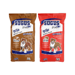 ส่งฟรีไม่ต้องใช้โค้ด ซูกัส Sugus อาหารสุนัข(รสไก่และตับ,เนื้อ ) ขนาด 10,20 กก.