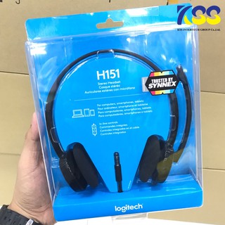 ✨🛒ส่งเร็ว Logitech H151 Stereo Headset เชื่อทต่อ 3.5 mm ใช้ได้ทั้งมือถือ และ PC ประกันศูนย์ 1ปี