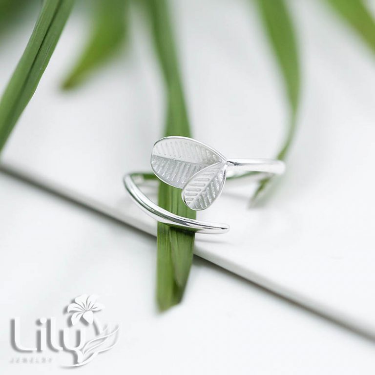 แหวน BK - สองใบ-NH053