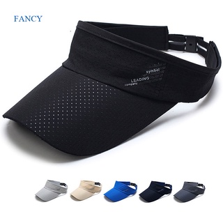 Fancy หมวกกันแดด ระบายอากาศ ปรับได้ ป้องกันรังสียูวี ฤดูร้อน สําหรับผู้ชาย ผู้หญิง เหมาะกับการเล่นกีฬา เทนนิส กอล์ฟ วิ่ง