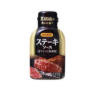 ซอสญี่ปุ่น Nihon Shokken Steak Sauce - ซอสสำหรับเสต๊กผสมพริกไทยดำ 210g