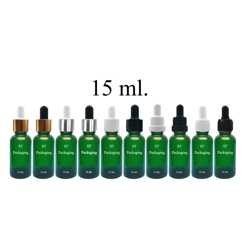 (แพ็ค100ขวด)ขวดแก้ว dropper ดรอปเปอร์ ขวดแบ่ง หัวบีบหยด ขวดเซรั่ม 5ml 10ml 15ml 20ml 30ml 50ml 100ml
