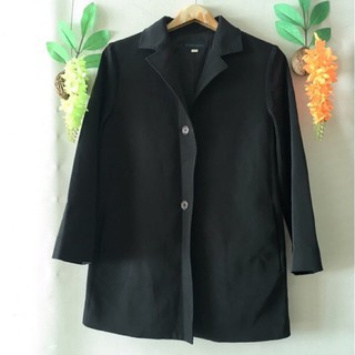 เสื้อสูทเสื้อโค้ท Anne Klein II ผ้าเนื้อดีสวย บ่า15.5,รอบแขน14,อก-38,สะโพก-40,ยาว29 งานค้างสต็อคญี่ปุ่น เคลียร์ขายมือสอง
