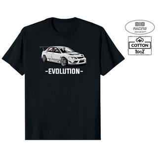 เสื้อยืด RACING เสื้อซิ่ง CAR [COTTON 100%] [MITSU EVOLUTION [1]]