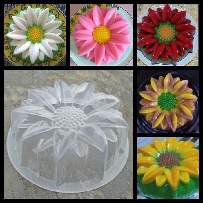 MATAHARI SUNFLOWER PUDDING MOLD/JELLY MOLD/PUDDING MOLD