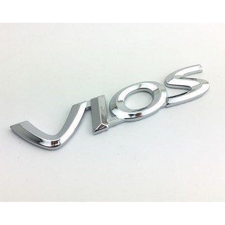 โลโก้ โตโยต้า วีออส ฟ้อนเก่า 2003 - 2006 VIOS toyota letter old emblem logo for rear