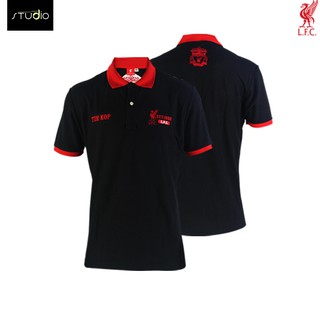 [สินค้าลิขสิทธิ์แท้ 100%] เสื้อ POLO LIVERPOOL 017 BLACK แท้ 100%