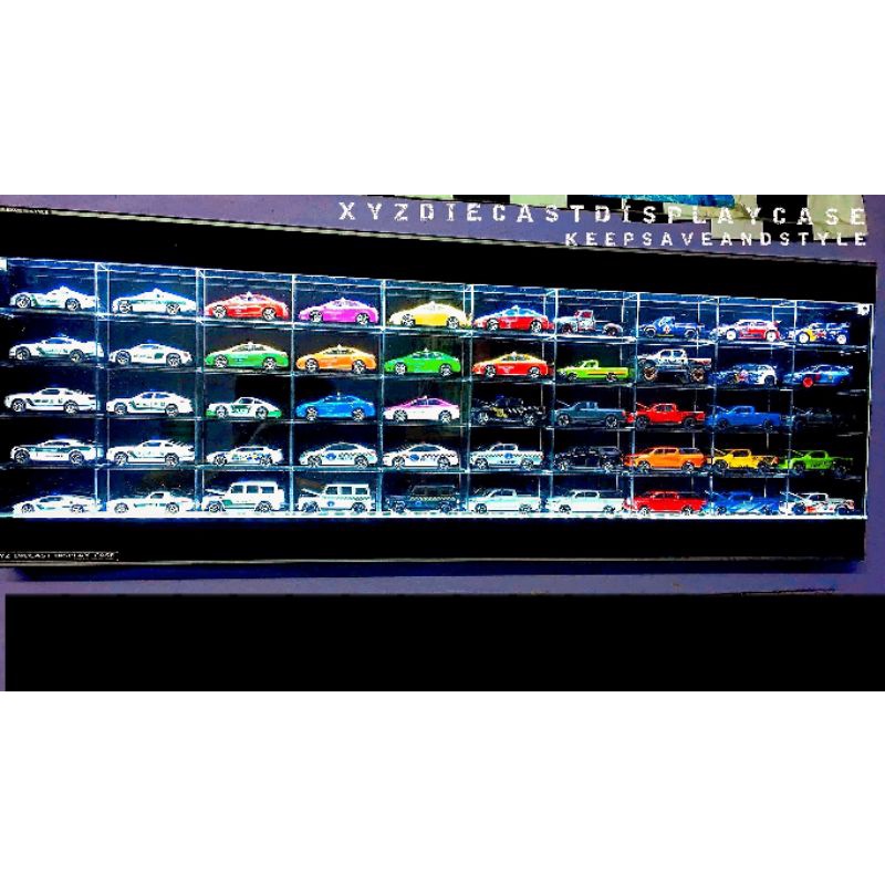 ตู้อะคริลิ​ค​โชว์รถสเกล​1:64+ไฟLED (50ช่อง) - รูปที่ 4