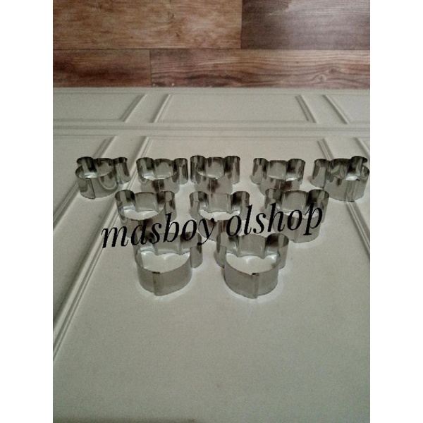 10 ชิ้น Mikey mouse motif คุกกี้เครื่องตัดแหวนแม่พิมพ์