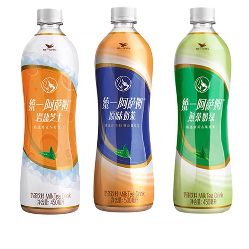 ชานมพร้อมดื่ม #พร้อมส่ง(阿萨姆茶奶) 1 ขวด ขนาด 500ml ชานมจากแบรนด์อันดับ 1 ของจีน
