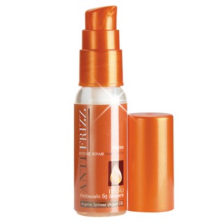 Mistine Anti Frizz Serum 20ml. เซรั่มบำรุงเส้นผม สำหรับผมแห้ง ชี้ฟู จัดทรงยาก ช่วยให้เส้นผมนุ่มสลวย ลดปัญหาผมแห้งเสีย