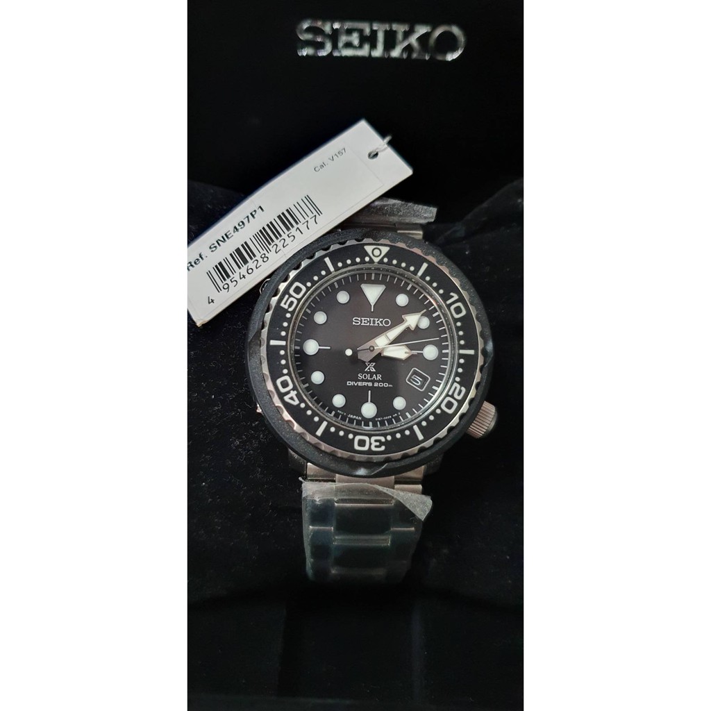 นาฬิกา SEIKO Prospex Solar Diver's 200m. Tuna Case รุ่น SNE497P1