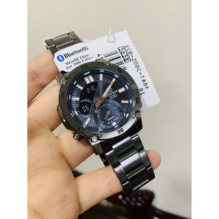 นาฬิกาออกใหม่ล่าสุด Casio Edifice นาฬิกาข้อมือ นาฬิกาผู้ชาย สายสแตนเลส รุ่น ECB-20DC-1A (ของแท้100% ประกันศูนย์1ปี)