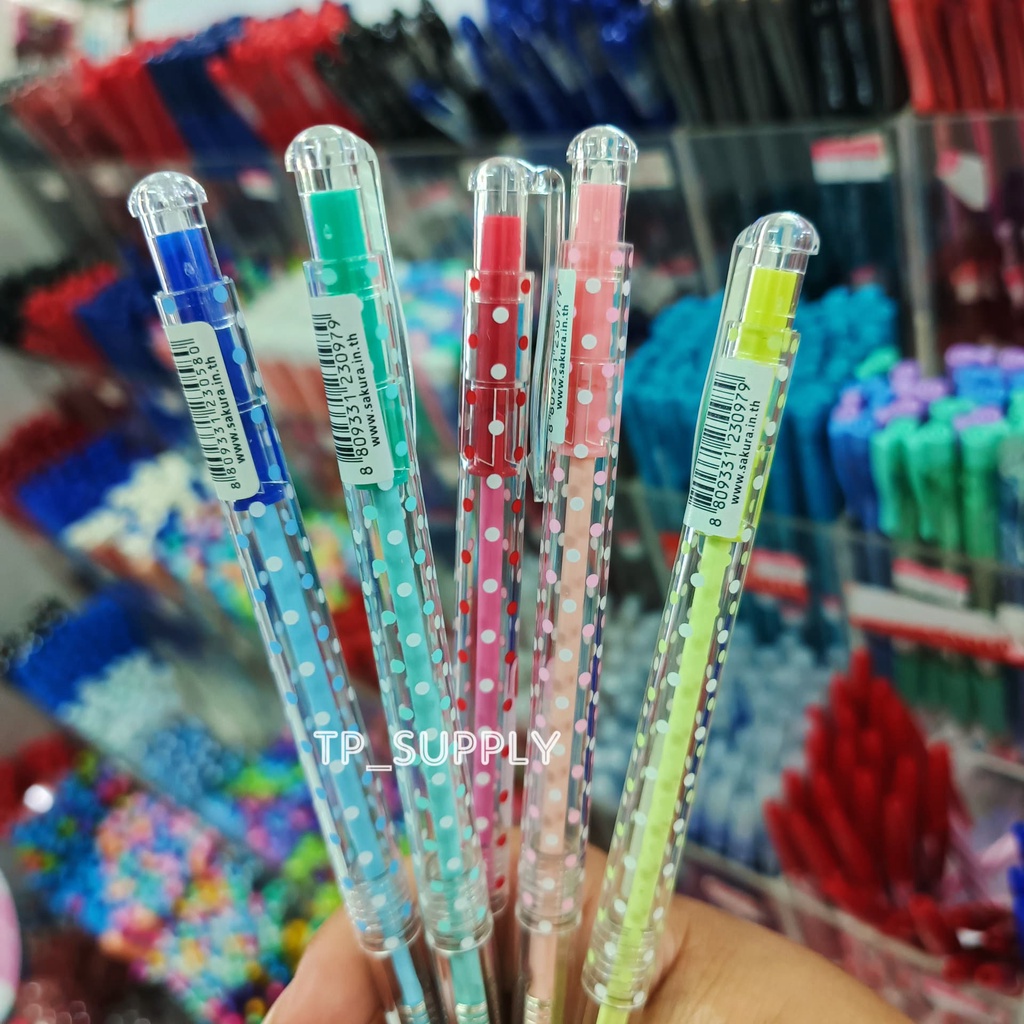 ปากกาลูกลื่น FASTER CX913  Dotty Dot 0.38 มม. ปากกาหัวเล็ก ปากกาลายจุด ปากกาลูกลื่น เขียนลื่น เส้นเล