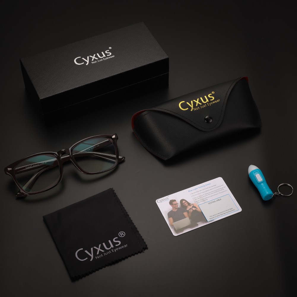 Cyxus نظارة بفلتر أزرق وUV للقراءة والكمبيوتر 8082 — صورة 8