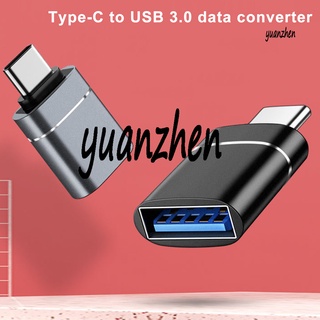 Yuacd_อะแดปเตอร์เชื่อมต่อสายชาร์จ Usb 3.0 เป็น Type-c สําหรับโทรศัพท์มือถือ แท็บเล็ต