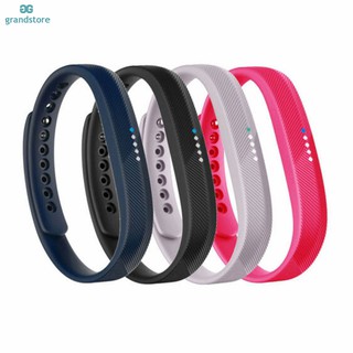 gs สายนาฬิกาข้อมือซิลิโคนสําหรับ fitbit flex 2 smart bracelet