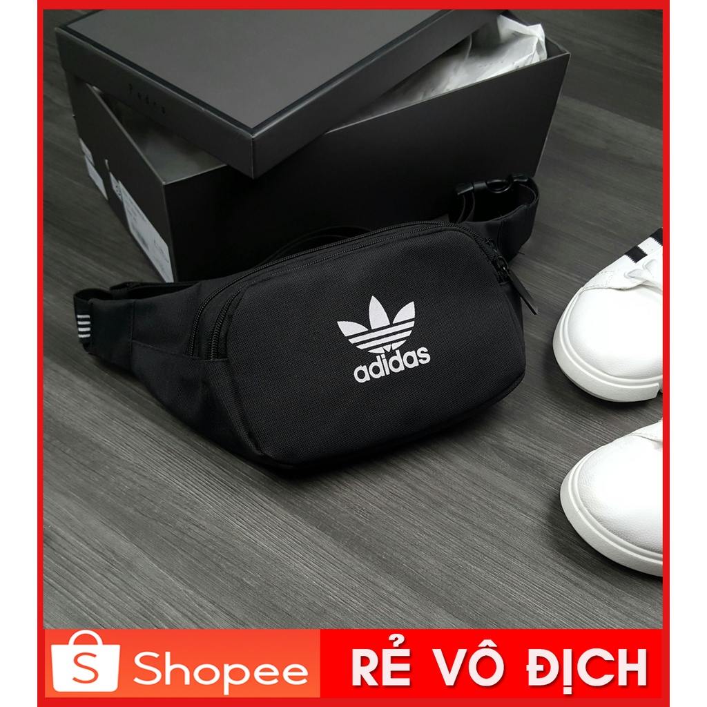 (รูปถ ่ ายจริง ) Adidas ORIGINALS ESSENTIAL CROSSBODY BAG กระเป ๋ าท ้ อง - DV2400 - มุ ่ งมั ่ นในคุณภาพที ่ ดีที ่ สุด