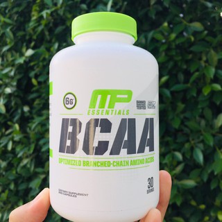 บีซีเอเอ BCAA Essentials 750mg 240 Capsules (MusclePharm®) สร้างกล้ามเนื้อ ทำให้ลีน และซ่อมแซมกล้ามเนื้อ