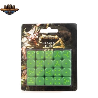 [GWพร้อมส่ง] WARHAMMER:AGE OF SIGMAR: SKAVEN DICE ลูกเต๋า