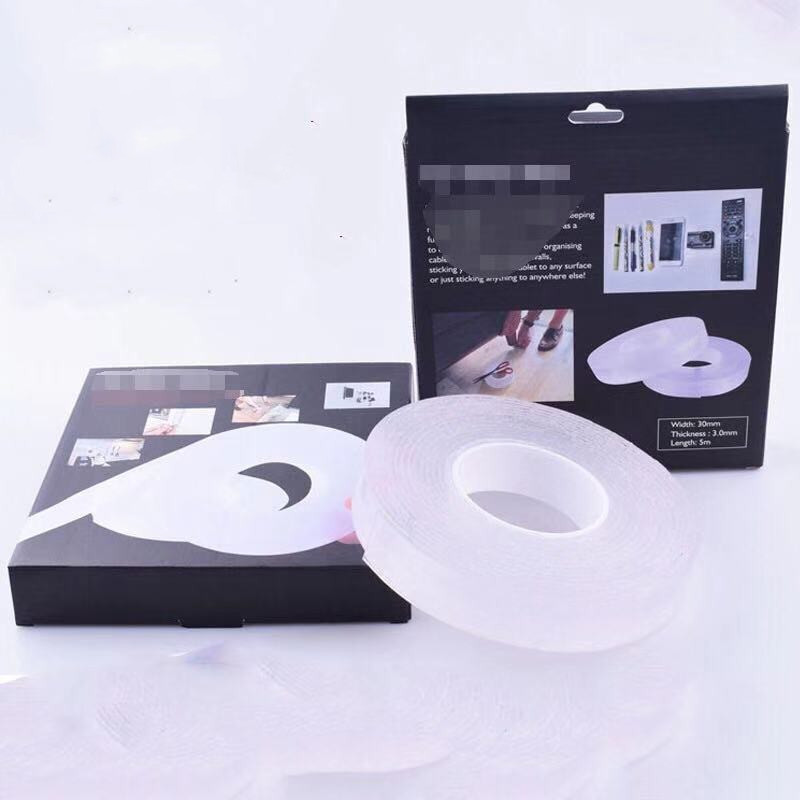 เทปกาว 2 หน้านาโน โปร่งใส อเนกประสงค์ เทปรุ่นนาโน กันน้ำ กาวสองหน้าแบบใส ไม่ทิ้งร่องรอย - รูปที่ 6