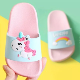 รองเท้าแตะ เด็กผู้หญิง 💦 รองเท้าเด็ก ยูนิคอร์น (unicorn slipper) 🦄.