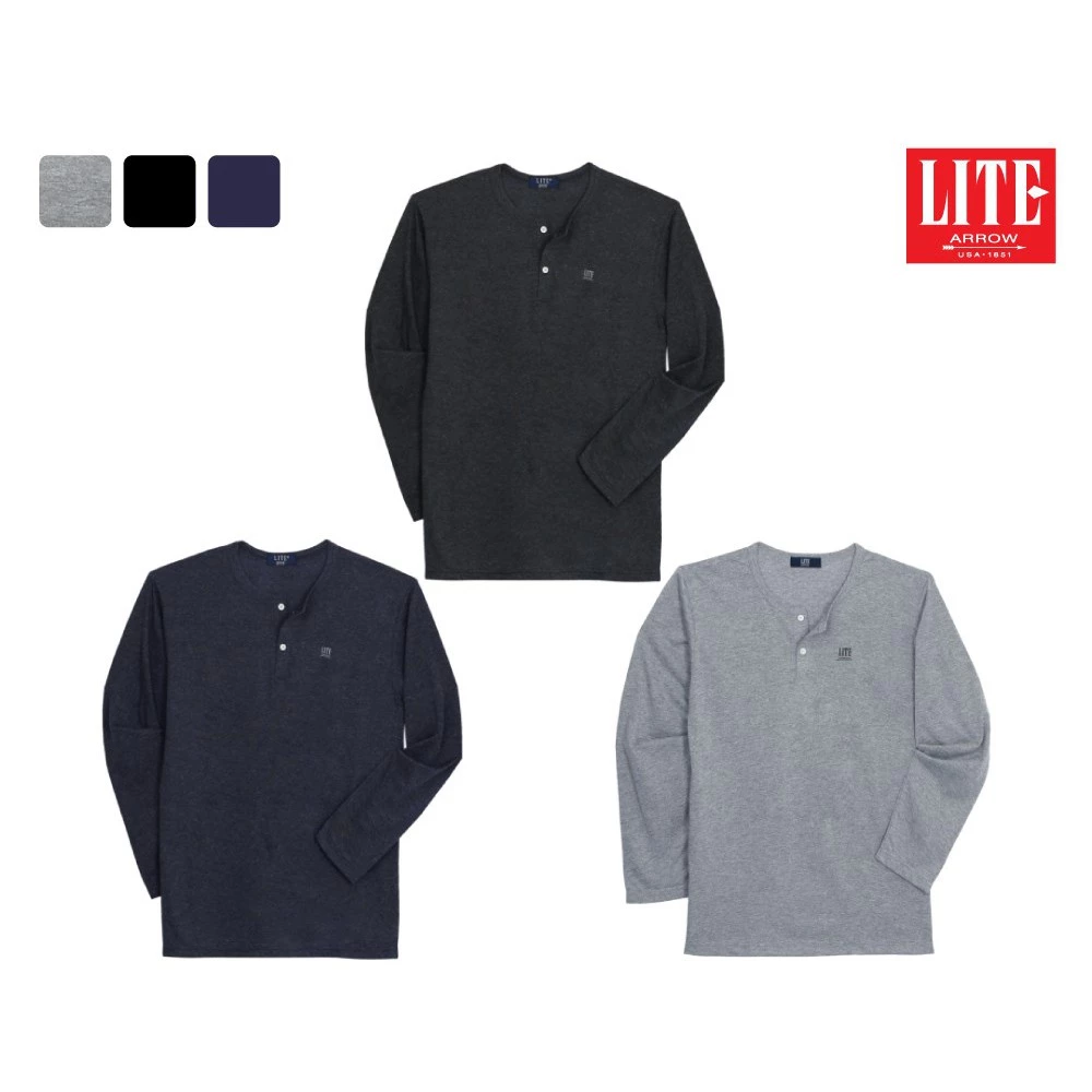ARROW LITE T-SHIRT สาปโปโลแขนยาว ผ้าTCotton มีให้เลือก 3 สี