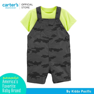 Carters Short Overalls+T Shirt 2Pc Camou L8 คาร์เตอร์เสื้อผ้าชุดเซทเอี๊ยมผ้าพร้อมเสื้อ