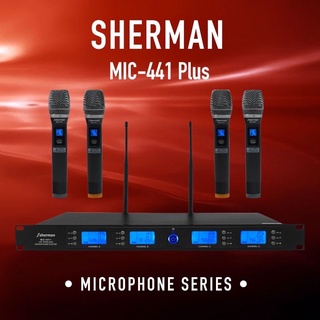 Sherman MIC-441+ ชุดไมโครโฟนไร้สายดิจิตอล