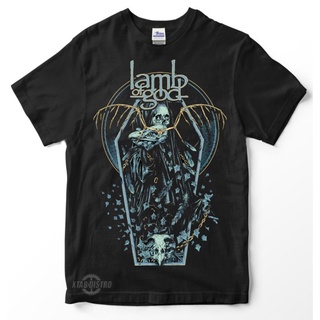 UNIQLO เสื้อยืดลําลอง แขนสั้น พิมพ์ลาย kaos band lamb of god 1 - COFFIN KOPIA Premium สําหรับผู้ชาย