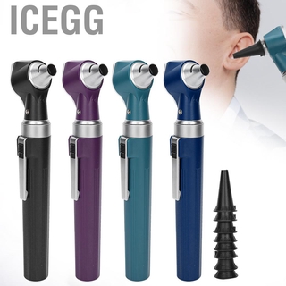 (Ready Stock) Icegg ชุดเครื่องมือตรวจสอบหู Otoscope แบบมืออาชีพ กล้อง Otoscope True View Full Spectrum สําหรับใช้ในการดูแลหูผู้ใหญ่และเด็กกล้องส่องหู อุปกรณ์ตรวจหู