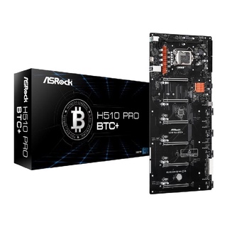 H510-PRO-BTC+  H510 Pro BTC+, Supports 10th and 11th Intel CPU, 1 x DDR4 DIMM, 6 x PCI Expr...