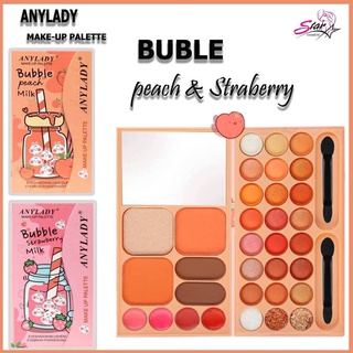 ANYLADY Bubble Make up Palette eyeshadow Peach &amp; Straberry