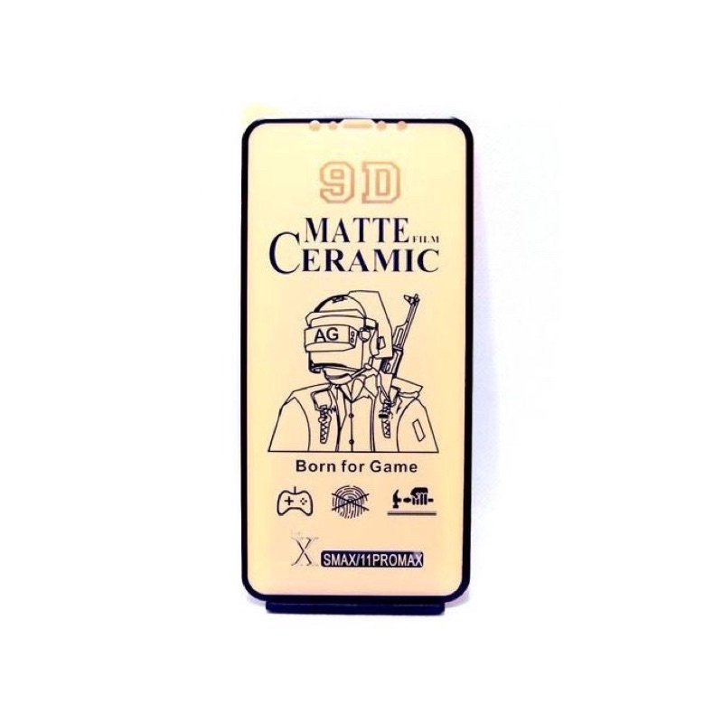 ฟิล์มเซรามิก(แบบด้าน)ตกไม่แตกกันรอยนิ้วมือ S10lite/Note20/Not10lite/S10lite/S20FE/A80ฟิล์มเซรามิกด้า