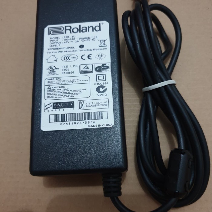 อะแดปเตอร์พาวเวอร์ซัพพลายคีย์บอร์ด Roland PSB-1U Roland Juno-Di Juno G