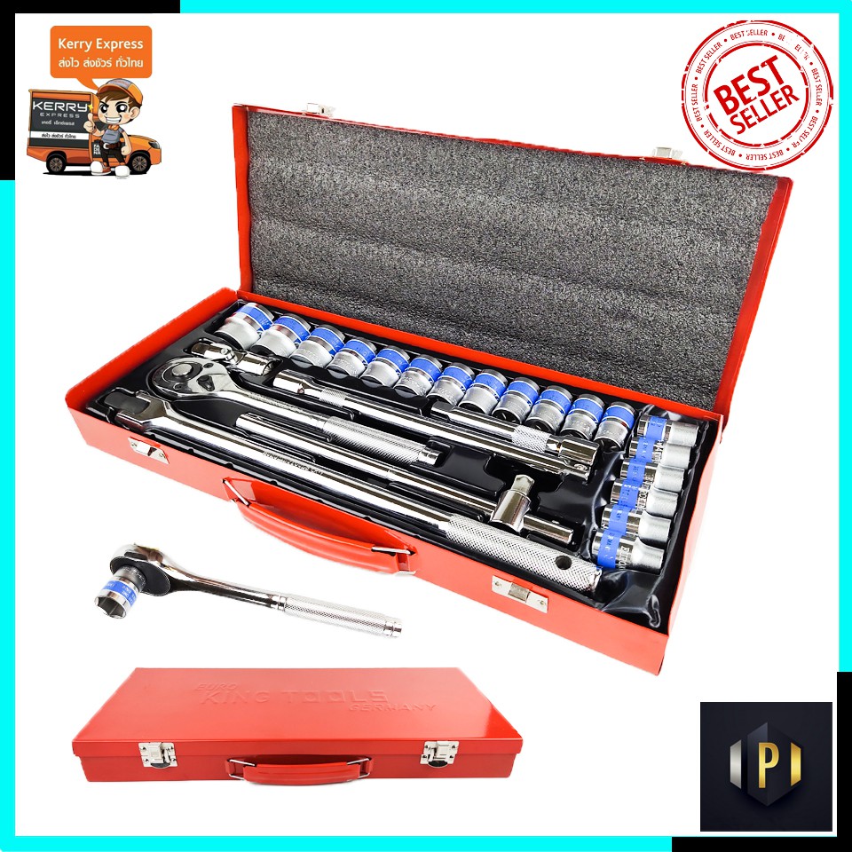EURO KING TOOLS บล็อกชุด รุ่น KT-24