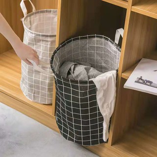 Nordic style storage box hamper storage bucket cotton and linen storage basket storage bucket