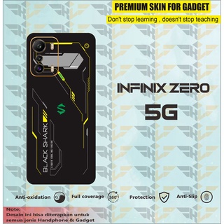 Garskin HANDPHONE สําหรับ INFINIX ZERO 5G BLACK SHARK (2 ชิ้น)