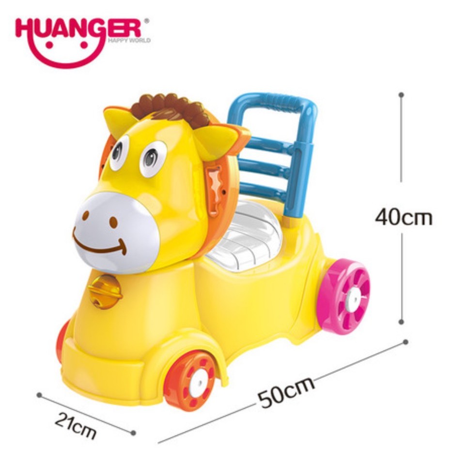 fujitoys.shop 888-2LA004882 ของใช้เด็กม้ากระโถนไถขา มีเสียง