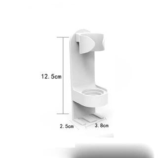ที่วางแปรง ที่วางแปรงสีฟันไฟฟ้า ติดผนัง ไม่ต้องเจาะ ที่แขวนแปรงสีฟัน Electric Toothbrush Holder แขวนหัวแปรง สีขาว