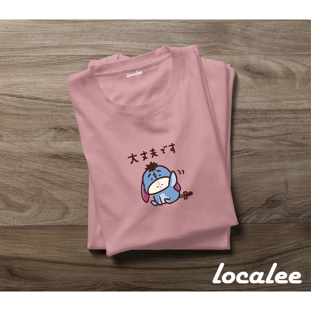 EEYORE PEACH TSHIRT - เสื้อยืด EEYORE WINNIE THE POOH - เสื้อยืดผู้หญิง - เสื้อยืด WINNIE THE POOH C